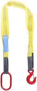 Vigtayue Lifting Slings Web Sling, 4.92 Ft Lifting Sling Straps Heavy Duty Single Leg Wire Rope, 6600lbs Polyester Lifting Sling with G80 Steel Hook