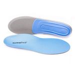 Superfeet All-Purpose Support Medium Arch Insoles (Blue) - Men 9.5-11 / Women 10.5-12