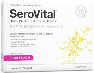 Serovital Rapid Dissolve Powder - Anti-Aging Supplement for Women, Skin Benefits, Energy and Better Sleep | 30 Day Supply - Fruit Punch
