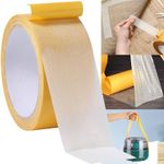 APICORT Carpet Tape Extra Strong Double-Sided Adhesive Tape - 3 cm x 20 m, Transparent, Traceless - Ideal for Carpet, Photo, Wall, Kitchen, Home, School - Easy to Cut and Remove