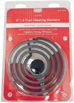 Smart Choice 6-Inch 4-Turn Electric Stove Burner Replacement Surface Element for Electric Coil Oven Ranges, Fits Most