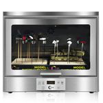OPHIR Airbrush DryBooth, 300W DIY Painting Drybooth with Fan & Exhaust Extension Hose, Top Storage Space, Stainless Steels Model Painting Dehydrator, Primer, Varnish, Acrylic Paint Spray Booth Dryer