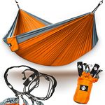 Legit Camping Hammock - Hammocks - 2 Person Hammock - Tree Hammock - Double Hammock - Portable Hammock - Outdoor Hammock - Hammock - Travel Hammock - Hammocks for Outside - Heavy Duty Hammock (Graphite/Sunburst)