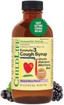 ChildLife Essentials Formula 3 Cough Syrup - Kids Cough Medicine, All-Natural, Gluten-Free, Allergen Free, Cough Syrup for Kids 2-11 - Natural Berry Flavor, 4 Fl Oz