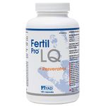 Fertil Pro LQ - Coenzyme Coq10, L-arginine + Resveratrol Antioxidants and Anti-Inflammatory Support Natural Fertility Support Supplement for Women (180 Pills - 1 Month Supply)