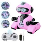 Winthai Kids Robot Toys for 3-12 Year Old Boys/Girls, 2.4Ghz RC Robot Toys with Music and LED Eyes for Toddler Children, Chritmas Birthday Festival Gifts for Kids