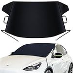 Twinkle Star Car Windshield Cover for Ice and Snow Upgraded 600D Oxford Fabric Winter Windshield Covers for Ice Removal Winter Car Accessories for Windshield Protection Standard (75 x 42 Inches)