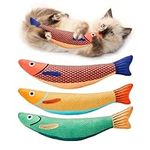Potaroma Cat Toys Saury Fish, 3 Pac