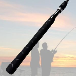 SoftShrink Hex Pattern Heat Shrink Tubing for Fishing Rod Grip, Golf Club - Waterproof, Heat Resistant (40mm Dia. x 1.6m Long, Black)