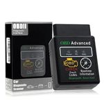 DPRO® New & Advanced OBD Bluetooth Auto Scanner OBDII 2 Car ELM 327 Diagnostic Tool Scanner Interface Supports All OBD2 Protocols