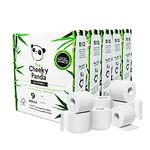 The Cheeky Panda Bamboo Toilet Rolls Bulk Buy – 45 Rolls (5 Packs of 9) | 3 Ply Toilet Paper | Plastic Free Packaging and Sustainable Tissue Paper | Compostable Loo Roll