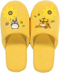 Senko My Neighbor Totoro Flower Bus Stop Slippers One Size Fits All Yellow Character Cat Bus Ghibli 66798