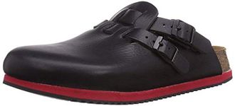 Birkenstock Kay, Unisex-Adults Clogs, Black (black Ls Black/red), 7.5 UK (41 EU)