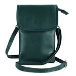 befen Genuine Leather Phone Bag, Real Leather Phone Purse, Small Phone Cross Body Bag for Women with Long Strap and Key Ring - Fit 8 Plus or Phone Less 6.5 Inch