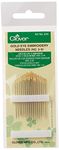 Clover 235 Gold Eye Embroidery Needles No. 3-9, 1