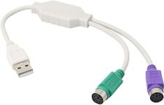 HiperAds PS2 Active Adapter USB Type A Male to PS 2 Female Multicolor