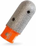 Diamond Finger Milling Bits,BRSCHNITT 1 Inch 25mm Dry Core Drill Bit with 5/8-11 Thread for Enlarging Shaping Existing Holes of Porcelain Tile Ceramic Marble Granite Countertop