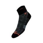 TEGO - Socks - Quarter Length Trail light Small (1 Pack) -Sports, Running Socks for Men, Women, Black