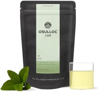 OSULLOC Sejak (first-flushed) Green Tea (Nuts, Orchid) | Korean Premium Pyramid Tea Bags | 20 Count Tea Bags, 1.41oz