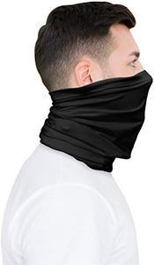 Mueller Neck Gaiter Multi-Functional Cover Up, OSFM, Black, Black One Size 1 kilograms