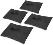 VISEMAN 4PCS Sports Net Sandbags, Weighted Anchor Bags for Nets of Baseball, Soccer, Golf and Hockey Nets, Black