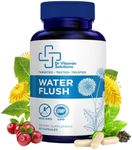 DR VITAMIN SOLUTIONS Diuretic Water Pills - Water Flush - Debloating for Women and Men, Relief from Swelling, Water Retention - Green Tea, Dandelion Leaf and Cranberry Powder Detox