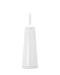 Brabantia 414664 Toilet Brush and Holder (White) Corrosion Resistant, Easy Clean Bathroom Accessory Set, 0.99 cm*11.99 cm*10.01 cm