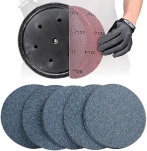 9 Inch Ceramic Mesh Sanding Disc 25 Pack 120 Grit Hook & Loop Mesh Abrasive Disc | Dust-Free Net Sandpaper Discs for Random Orbital Sander, Woodworking, Metal