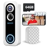 UCOCARE 3MP FHD Doorbell Camera Wir