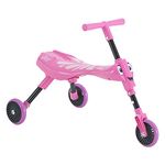 Scuttlebug 3-Wheel Foldable Ride-On Tricycle for 1+ Year Old Boys and Girls, Butterfly Trike, Antennae Handlebar, Develop Your Toddler’s Balance and Motor Skills, Fun with No Surface Scratches