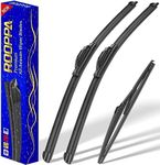 3 wipers Replacement for 2008-2019 Toyota Highlander/2011-2021 Lexus GX460, Windshield Wiper Blades Original Equipment Replacement - 26"/20"/12" (Set of 3) U/J HOOK