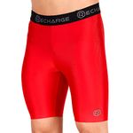 ReDesign Apparels Polyester Recharge Compression Shorts for Sports (Large, Red)