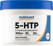 Nutricost 5-HTP Powder 25 Grams (300mg Per Serving) - Gluten Free & Non-GMO, Pure 5-htp