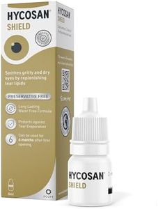 Hycosan Shield Eye Drops – Preservative Free Single Ingredient Formula for Management of Dry Eye Symptoms – 280 Applications – 3ml
