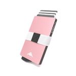 Stealth Wallet RFID Card Holder - Smart Minimalist Pop Up Wallets with Gift Box - Slim Lightweight Metal Credit Card Holders for Men & Contactless Protector (Rose Gold)