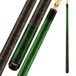 Viking Valhalla 2 Piece Pool Cue Stick with Irish Linen Wrap VA115 (20oz, Green)