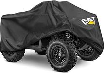 Cat® MudShield All Weather Waterproof Outdoor ATV Cover for Ultimate Protection Heavy Duty M 76" x 33" x 45", Black