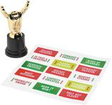 Fun Express - Ugly Sweater Costume Trophy for Christmas - Stationery - Awards - Trophies & Awards - Christmas - 12 Pieces