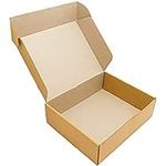 MM WILL CARE - WE WILL CARE YOUR PRODUCTS Flat Mailer Auto/Self Locking Corrugated Sturdy Shipping Boxes Brown (7X6X1.75 Inch, Pack Of 25)