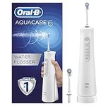 Oral-B Aquacare 6 Pro-Expert Water Flosser Featuring Oxyjet Technology, Oral Irrigator with 6 Cleaning Modes, 2 Pin UK Plug