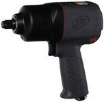 Ingersoll Rand 2130 1/2" Drive Air Impact Wrench, 550 ft-lbs Max Torque Output, 7000 RPM, Heavy Duty, Lightweight, Use for Changing Tires, Auto Repair, Black