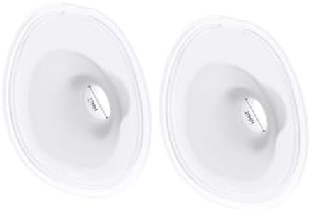 eufy Original 27 mm Flansch (2er-Pack), Ersatzzubehör für tragbare Milchpumpe E10, lebensmittelechtes weiches Silikon, langlebig, bequem, ergonomische Passform