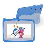 C idea Android 12 Tablet For Kids,7 Inch Kids Tablets Age 3-7, 32GB RAM 2GB ROM(Expanded To 1TB) Children Tablet/IWAWA Per-Installed For Toddler Educational And Entertainment/Dual Camera(Blue)