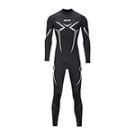 ZCCO Wetsuits Men's 3mm Premium Neoprene Full Sleeve Dive Skin for Spearfishing,Snorkeling, Surfing,Canoeing,Scuba Diving Wet Suits(L)