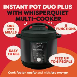Instant Pot Duo Plus 5.7L Electric Pressure Cooker – Black