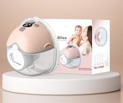R for Rabbit Lactella Bliss Wearable Electric Breast Pump | 4 Modes, 9 Suction Levels | Rechargeable, Travel-Friendly, Ultra-Thin Design with 2 Flange Sizes (21mm & 24mm) – Peach