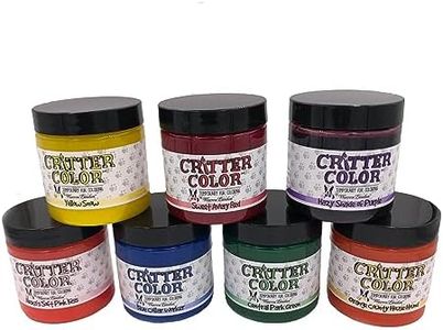 Warren London Critter Color Temporary Pet Fur Coloring Easy to Use- 7 Colors- Made in USA- All 7 Colors