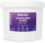 Hexeal Magnesium Flakes | 8kg Bucket | 100% Pure | Bath Soak | Magnesium Chloride