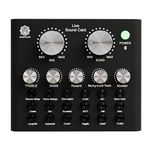 DIGIMORE Audio Mixer | Live Sound Card | Audio Interface with DJ Mixer Effects and Voice Changer, Podcast Production Studio Equipment, Prefect for Streaming Singing Gaming (D-230)