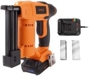 VonHaus Cordless Nail Gun 18v Li-ion - 2-in-1 Nailer Stapler Gun Battery Operated - for DIY, Fabrics, Upholstery, Home Improvement, Wood Work, Underlay, Carpenting, Roofing & Crafts - Ergonomic